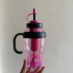 Pink Infuser Water Bottle with Handle